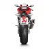 Akrapovic Honda Cbr 1000 RR Impianto Di Scarico Completo Racing Line Terminale Titanio Moto