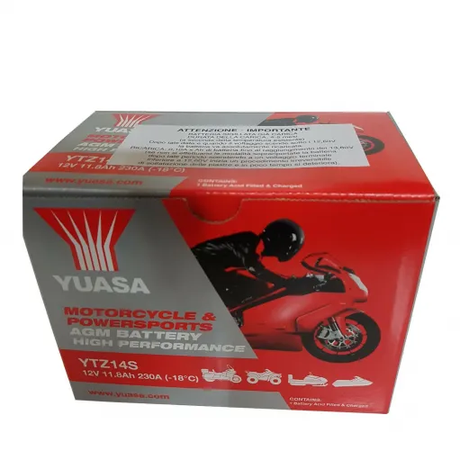 Batteria Yuasa YTZ14S Bmw R 1200 GS Adventure 10 - 2018 Moto Attiva Originale Sigillata