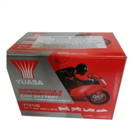 Batteria Yuasa YTZ14S Honda Deauville 700 06 - 2013 Moto Attiva Originale Sigillata 2