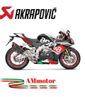 Akrapovic Aprilia Rsv 4 15 2016 Terminale Di Scarico Slip-On Line Carbonio Moto Omologato