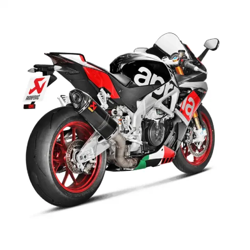 Akrapovic Aprilia Rsv 4 15 2016 Terminale Di Scarico Slip-On Line Carbonio Moto