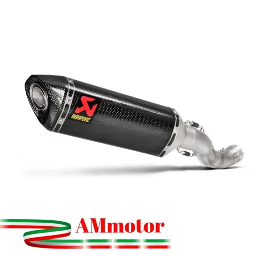 Akrapovic Aprilia Rsv 4 15 2016 Terminale Di Scarico Slip-On Line Carbonio Moto