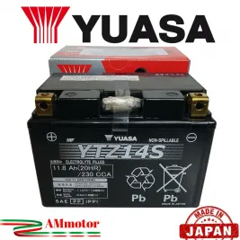 Batteria Yuasa YTZ14S Honda CB 1300 Super Four 05 - 2009 Moto Attiva Originale Sigillata