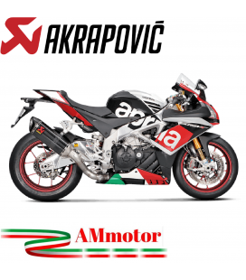 Akrapovic Aprilia Rsv 4 15 2016 Terminale Di Scarico Slip-On Line Carbonio Moto