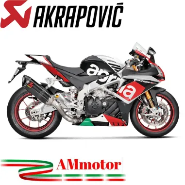 Akrapovic Aprilia Rsv 4 15 2016 Terminale Di Scarico Slip-On Line Carbonio Moto