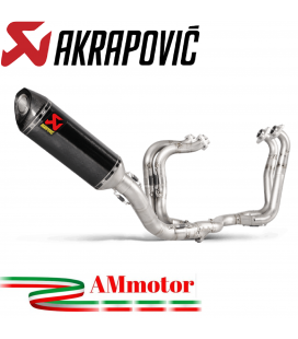 Akrapovic Aprilia Rsv 4 Impianto Di Scarico Completo Evolution Line Terminale Carbonio Moto