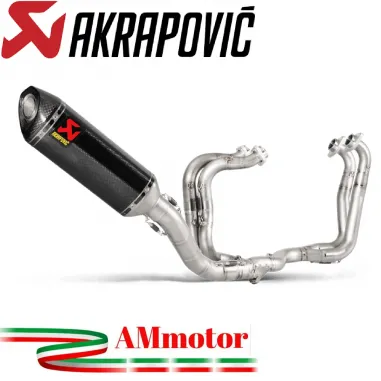 Akrapovic Aprilia Rsv 4 15 - 2020 Impianto Di Scarico Completo Evolution Line Terminale Carbonio Moto