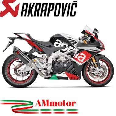 Akrapovic Aprilia Rsv 4 15 - 2020 Impianto Di Scarico Completo Evolution Line Terminale Carbonio Moto