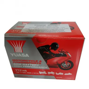 Batteria Yuasa YTZ14S Triumph Tiger 900 GT 20 - 2022 Moto Attiva Originale Sigillata