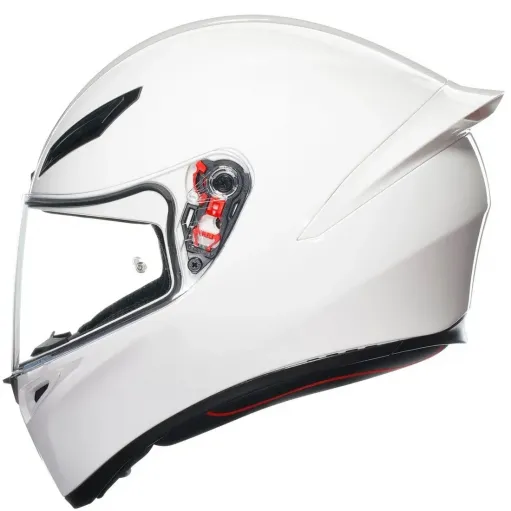 Casco Agv K1 S White Integrale Bianco Lucido Moto
