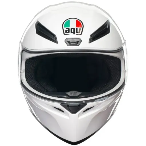 Casco Agv K1 S White Integrale Bianco Lucido Moto