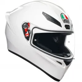 Casco Agv K1 S White Integrale Bianco Lucido Moto