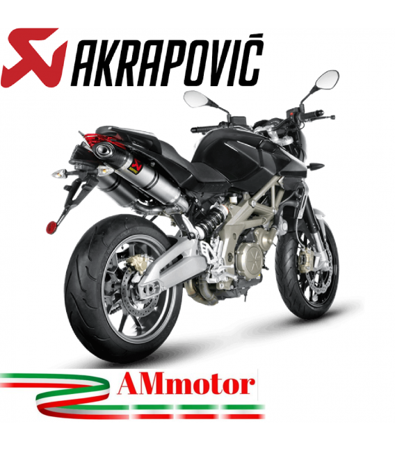 Akrapovic Aprilia Shiver 750 Terminali Di Scarico Slip-On Line Titanio Moto Omologato