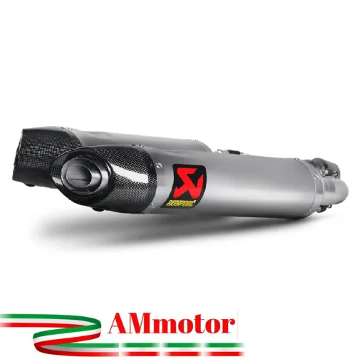 Akrapovic Aprilia Shiver 750 Terminali Di Scarico Slip-On Line Titanio Moto Omologato