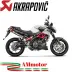 Akrapovic Aprilia Shiver 900 Terminali Di Scarico Slip-On Line Titanio Moto Omologato