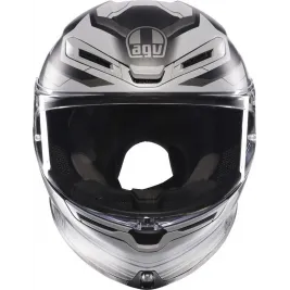 Casco Agv K6 S Slashcut Integrale Per Moto Bianco Nero Blu Lucido Visiera Max Pinlock 2