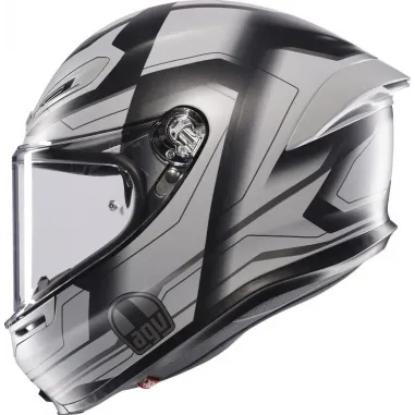 Casco Agv K6 S Slashcut Integrale Per Moto Bianco Nero Blu Lucido Visiera Max Pinlock