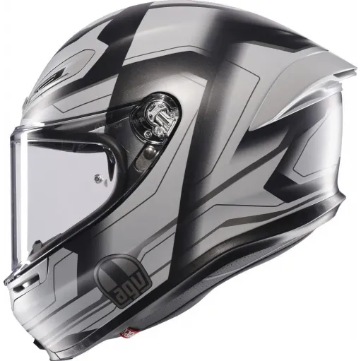 Casco Agv K6 S Slashcut Integrale Per Moto Bianco Nero Blu Lucido Visiera Max Pinlock