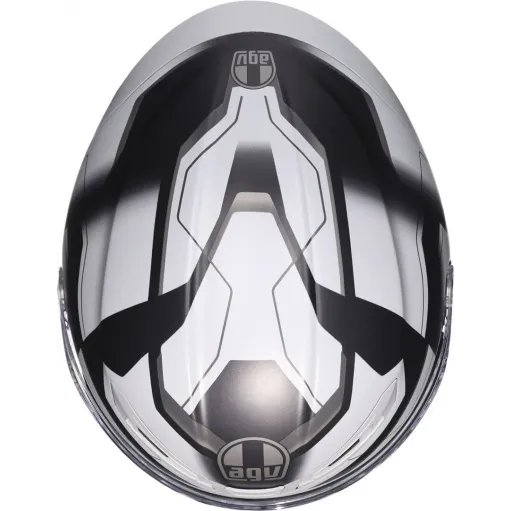 Casco Agv K6 S Slashcut Integrale Per Moto Bianco Nero Blu Lucido Visiera Max Pinlock