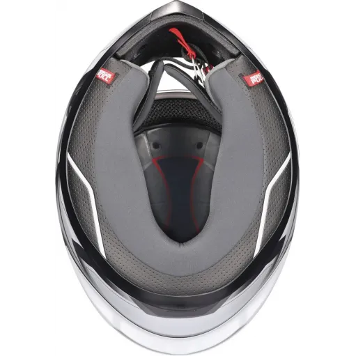 Casco Agv K6 S Slashcut Integrale Per Moto Bianco Nero Blu Lucido Visiera Max Pinlock