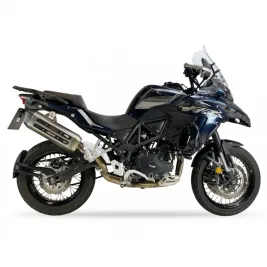 IXIL Benelli Trk 502 X Terminale Di Scarico XTREM Trail Moto Acciaio Inox 2