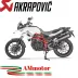 Akrapovic Bmw F 650 Gs Terminale Di Scarico Slip-On Line Titanio Black Moto Omologato