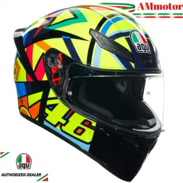 Casco Agv K1 S Soleluna 2017 Integrale Moto Valentino Rossi