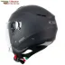 Casco Cgm Moto Scooter DNA APACHE Grafite Arancione Opaco  Doppia Visiera
