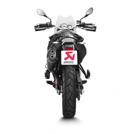 Akrapovic Bmw F 800 Gs Adventure Terminale Di Scarico Slip-On Line Titanio Black Moto Omologato