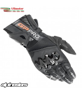 Guanti Moto Alpinestars GP PRO R4 Gloves BLACK Pista Racing Pelle