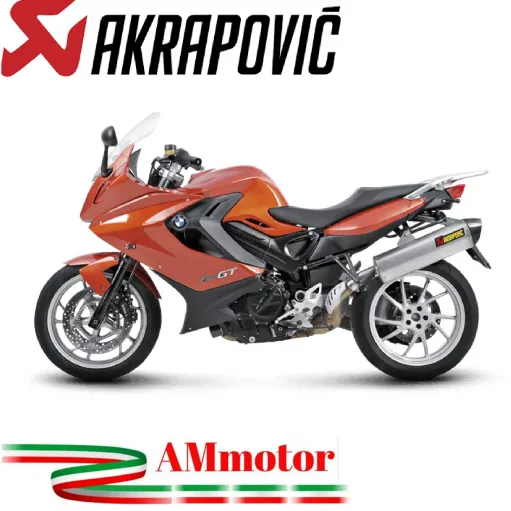 Akrapovic Bmw F 800 Gt Terminale Di Scarico Slip-On Line Titanio Moto Omologato