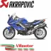 Akrapovic Bmw F 800 Gt Terminale Di Scarico Slip-On Line Titanio Black Moto Omologato