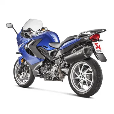 Akrapovic Bmw F 800 Gt Terminale Di Scarico Slip-On Line Titanio Black Moto Omologato