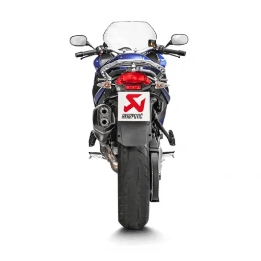 Akrapovic Bmw F 800 Gt Terminale Di Scarico Slip-On Line Titanio Black Moto Omologato