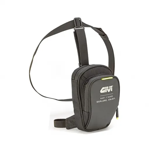 Borsello da Gamba Moto Givi Nero Portacellulare Regolabile Tessuto