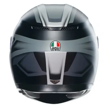 Casco Agv K3 Compound Matt Black Grey Integrale Moto E2206