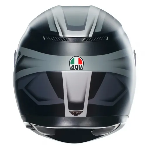 Casco Agv K3 Compound Matt Black Grey Integrale Moto E2206