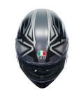 Casco Agv K3 Compound Matt Black Grey Integrale Moto E2206