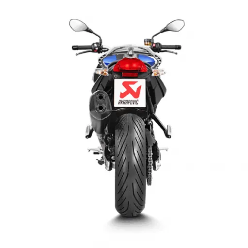 Akrapovic Bmw F 800 R Terminale Di Scarico Slip-On Line Titanio Black Moto Omologato