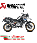 Akrapovic Bmw F 850 Gs Terminale Di Scarico Slip-On Line Titanio Black Moto Omologato