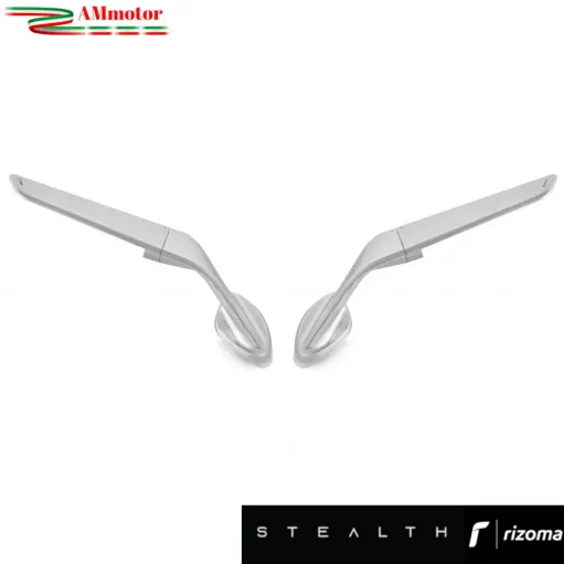 Specchietti Rizoma Stealth Silver Aprilia RS 660 2020 2024 Per Moto Retrovisori