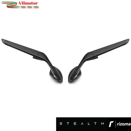 Specchietti Rizoma Stealth Black Aprilia RS 660 2020 2024 Coppia Per Moto