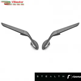 Specchietti Rizoma Stealth Thunder Grey Aprilia RS 660 2020 2024 Coppia Per Moto