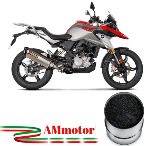 Akrapovic Bmw G 310 Gs Impianto Di Scarico Completo Racing Line Terminale Inox Moto