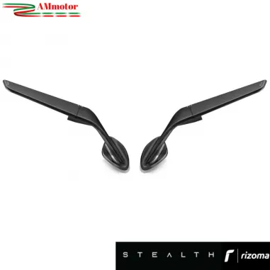 Specchietti Rizoma Stealth Black Aprilia RS 660 2020 2024 Coppia Per Moto