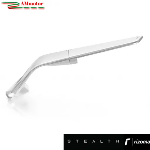 Specchietti Rizoma Stealth Silver Ducati 1199 Panigale 2012 2013 Coppia Per Moto