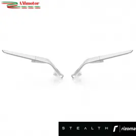 Specchietti Rizoma Stealth Silver Ducati 1199 Panigale 2012 2013 Coppia Per Moto