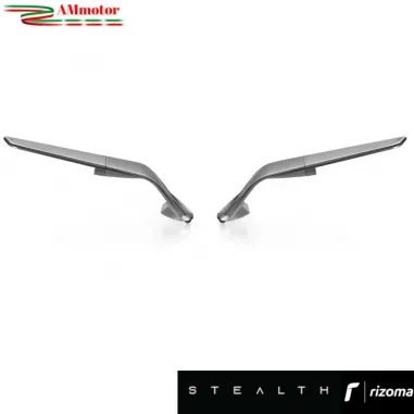 Specchietti Rizoma Stealth Thunder Grey Ducati 1199 Panigale 2012 2013 Per Moto