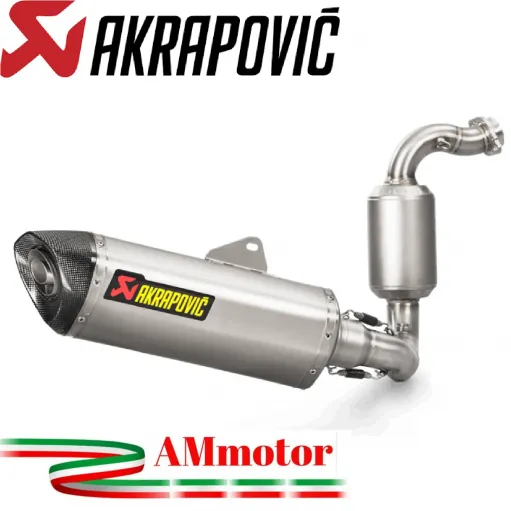 Akrapovic Bmw G 310 R Impianto Di Scarico Completo Racing Line Terminale Inox Moto
