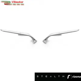 Specchietti Rizoma Stealth Silver Ducati Panigale V2 2021 2024 Coppia Per Moto
